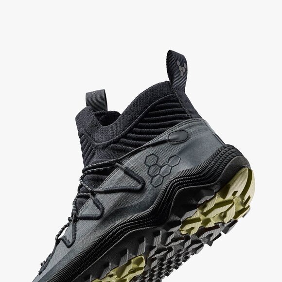 Vivobarefoot Primus Trail Flow Mid Womens in Dark Shadow - Picture 6 of 7